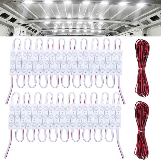 Bright Way Cargo Van LED Light Strip – Bright Ceiling Illumination for Electricians, Plumbers, and Delivery Drivers