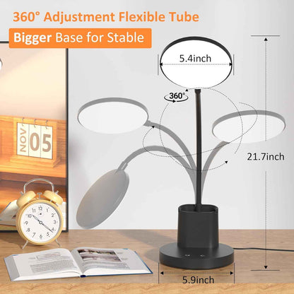 AromaX Glow – Modern Bedroom Desk Lamp with 3 Color Modes for Cozy Ambiance