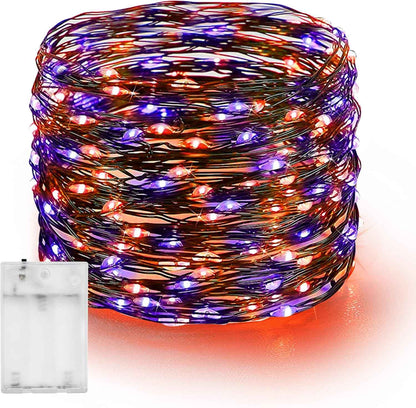 Dazzle Bright Halloween Fairy Lights – Cool-to-Touch Kids Room String Light for Nursery Ceiling and Playroom Glow