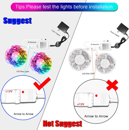 DAYBETTER LED Strip Lights – Birthday Gift for Her, RGB Bedroom Decor for Women and Teens with Remote