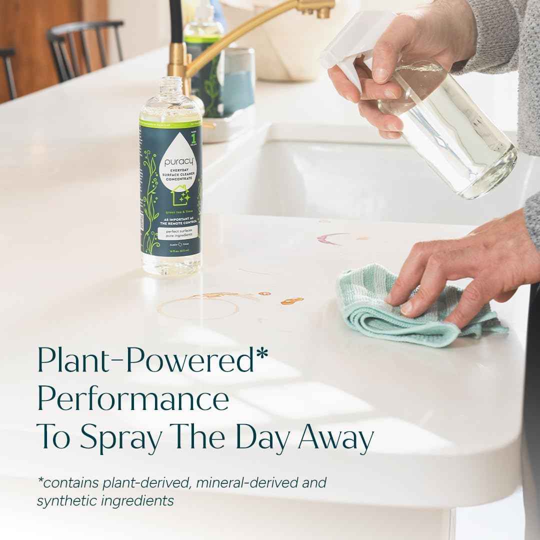 Puracy All Purpose Cleaner Concentrate – Plant-Powered Multi-Surface Cleaner - Surface Cleaner Solution
