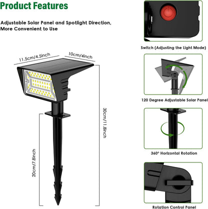 Solar_Spot_Lights_Outdoor_with_60_LED_&_Auto_On/Off,_4_Pack_Solar_Lights_Outdoor_Waterproof_IP68_with_3_Lighting_Modes,_2-in-1_Solars_Landscape_Light_for_Outside,_Garden,_Yard(Cool_White)