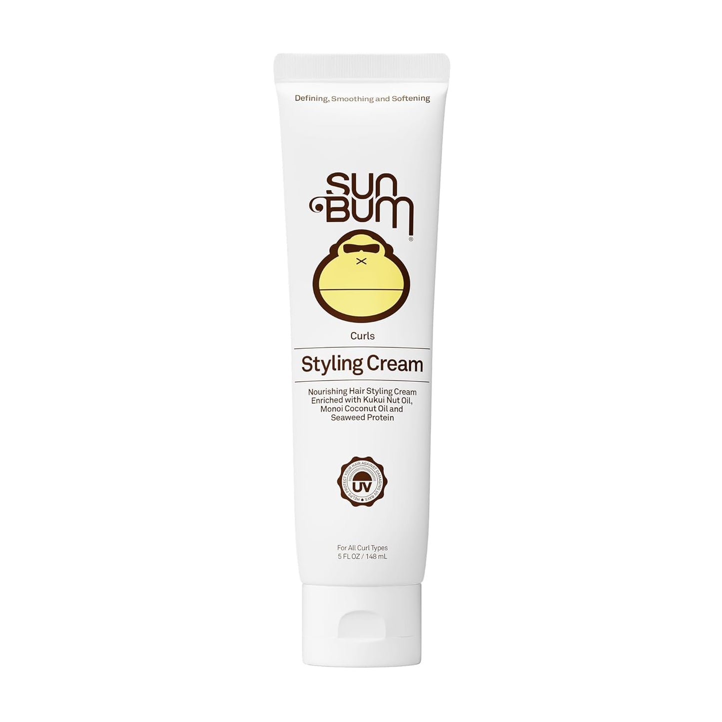 Sun_Bum_Curls_and_Waves_Styling_Cream_-_Lightweight_Formula_for_Wavy_and_Curly_Hair_-_Nourishing_Kukui_Nut_and_Coconut_Oil_-_Frizz_Free_finish_-_Vegan_and_Cruelty_Free_-_5_oz