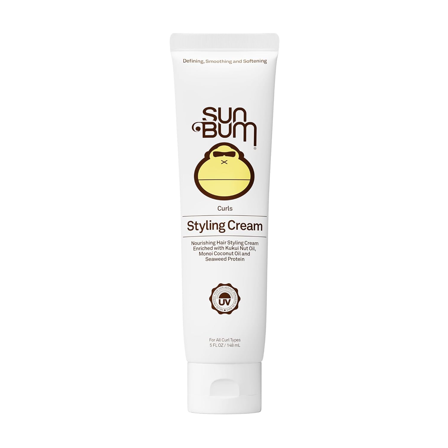 Sun_Bum_Curls_and_Waves_Styling_Cream_-_Lightweight_Formula_for_Wavy_and_Curly_Hair_-_Nourishing_Kukui_Nut_and_Coconut_Oil_-_Frizz_Free_finish_-_Vegan_and_Cruelty_Free_-_5_oz