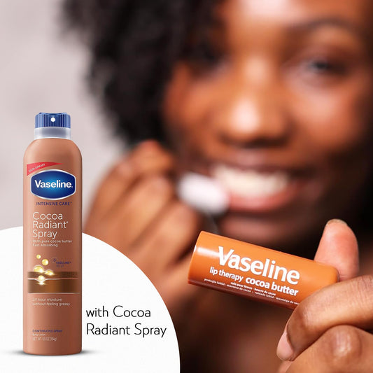 Vaseline_Cocoa_Radiant_Spray_2-Pack_for_Dry_Skin_+_Vaseline_Lip_Therapy_Cocoa_Butter_Lip_Balm_(3_Piece_Set)