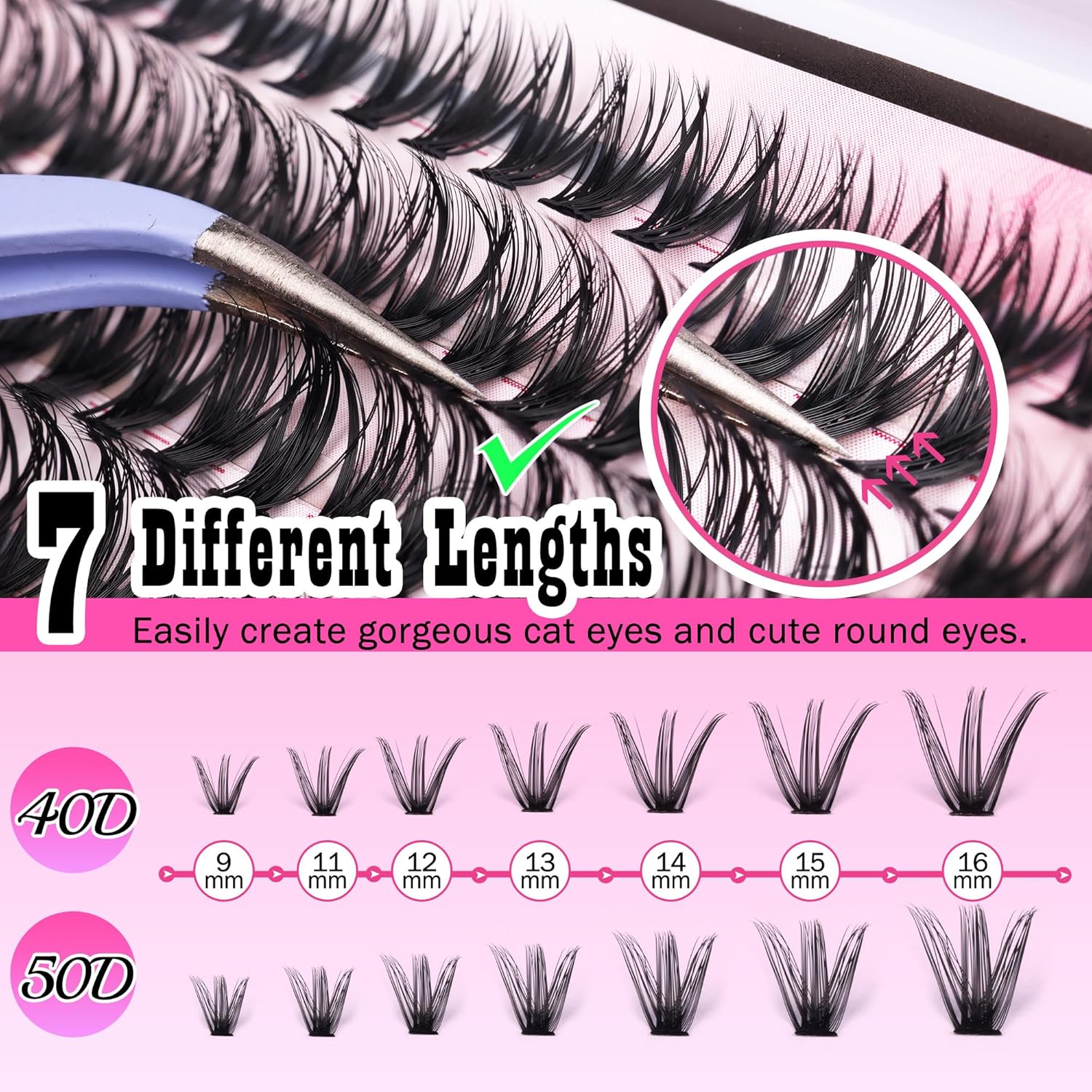 FANXITON_DIY_Lash_Extension_Kit_D_Curl_volume_lash_clusters_(40D+50D)