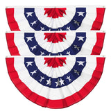 American Flags USA Buntings for Outside 250th Anniversary Celebration, Memorial Day, 4th of July Decorations Outdoor, Patriotic Decor, Presidents Day, Fourth of July Independence Day Porch Banners