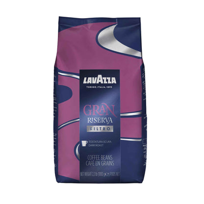 Lavazza Whole Bean Coffee Dark Roast, 100% Natural Arabica, Authentic Italian, Cocoa and Caramel aromatic notes