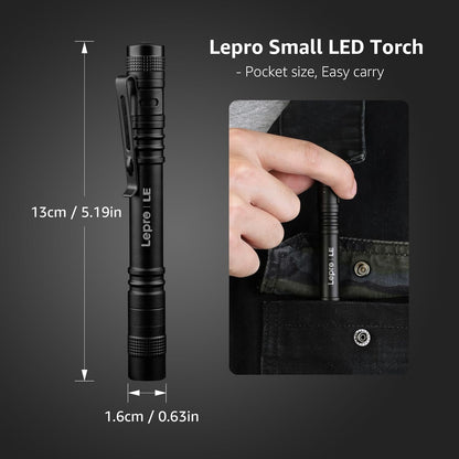 LE_LED_Pen_Flashlights,_Lightweight,_Mini,_Waterproof_Pocket_Flashlight_with_Clip,_2_Pack_Small_Flashlights_for_Inspection,_Work,_Emergency