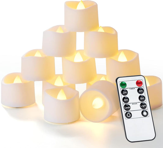 Homemory_12pcs_Remote_Timer_LED_Tea_Lights_Candles,_400+Hours_Flickering_Flameless_Battery_Votive_Tealights_for_Tabletop_Lighting,_Centerpieces_Decor,_Holiday