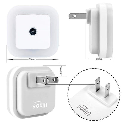 Uigos_LED_Night_Light_Lamp_with_Smart_Sensor_Dusk_to_Dawn_Sensor,_Daylight_White,_0.5W_Plug-in,_6-Pack