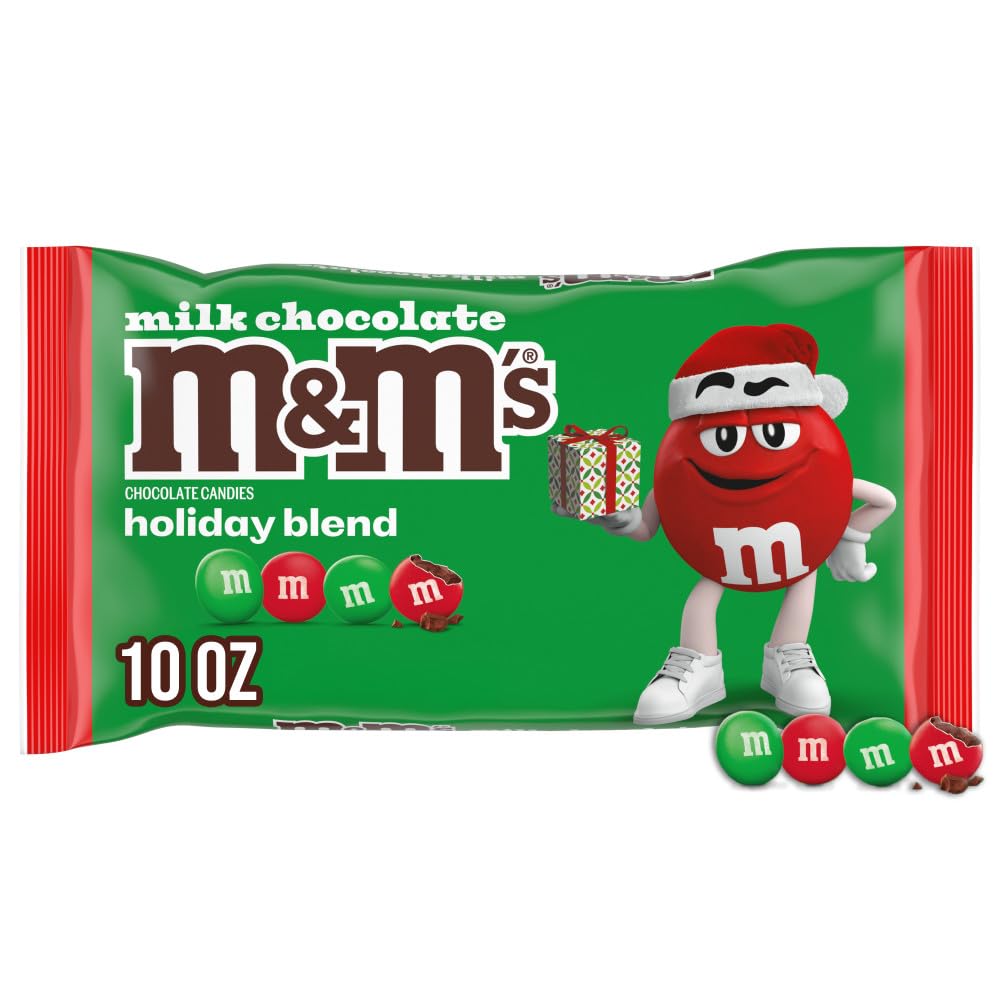 M&M'S_Milk_Chocolate_Christmas_Candy,_Stocking_Stuffers,_Christmas_Chocolate,_10_Oz_Bag