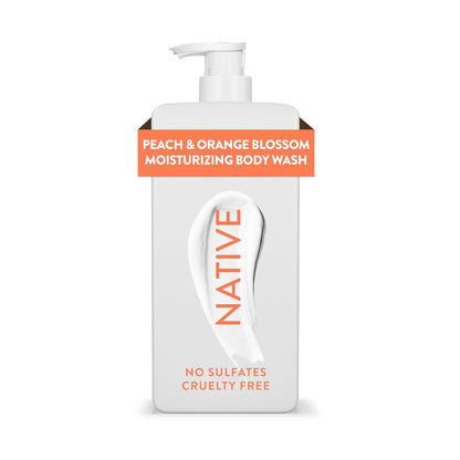Native_Moisturizing_Body_Wash_Contains_Naturally_Derived_Ingredients_|_For_Women_&_Men,_Sulfate,_Dye,_&_Paraben_Free_Leaving_Skin_Soft_and_Hydrated_|_Peach_&_Orange_Blossom_18_oz