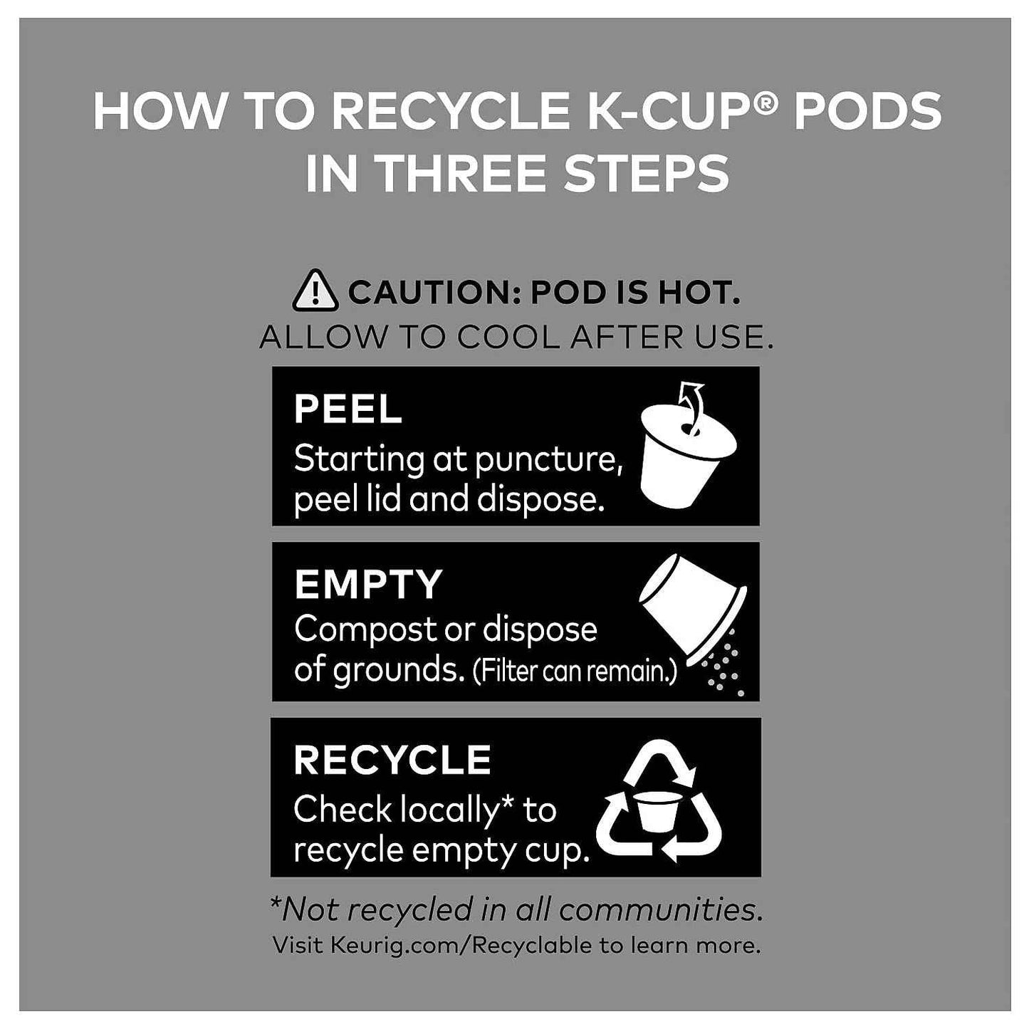 Dunkin' Donuts Decaf Keurig® Single-Serve K-Cup® Pods, Medium Roast