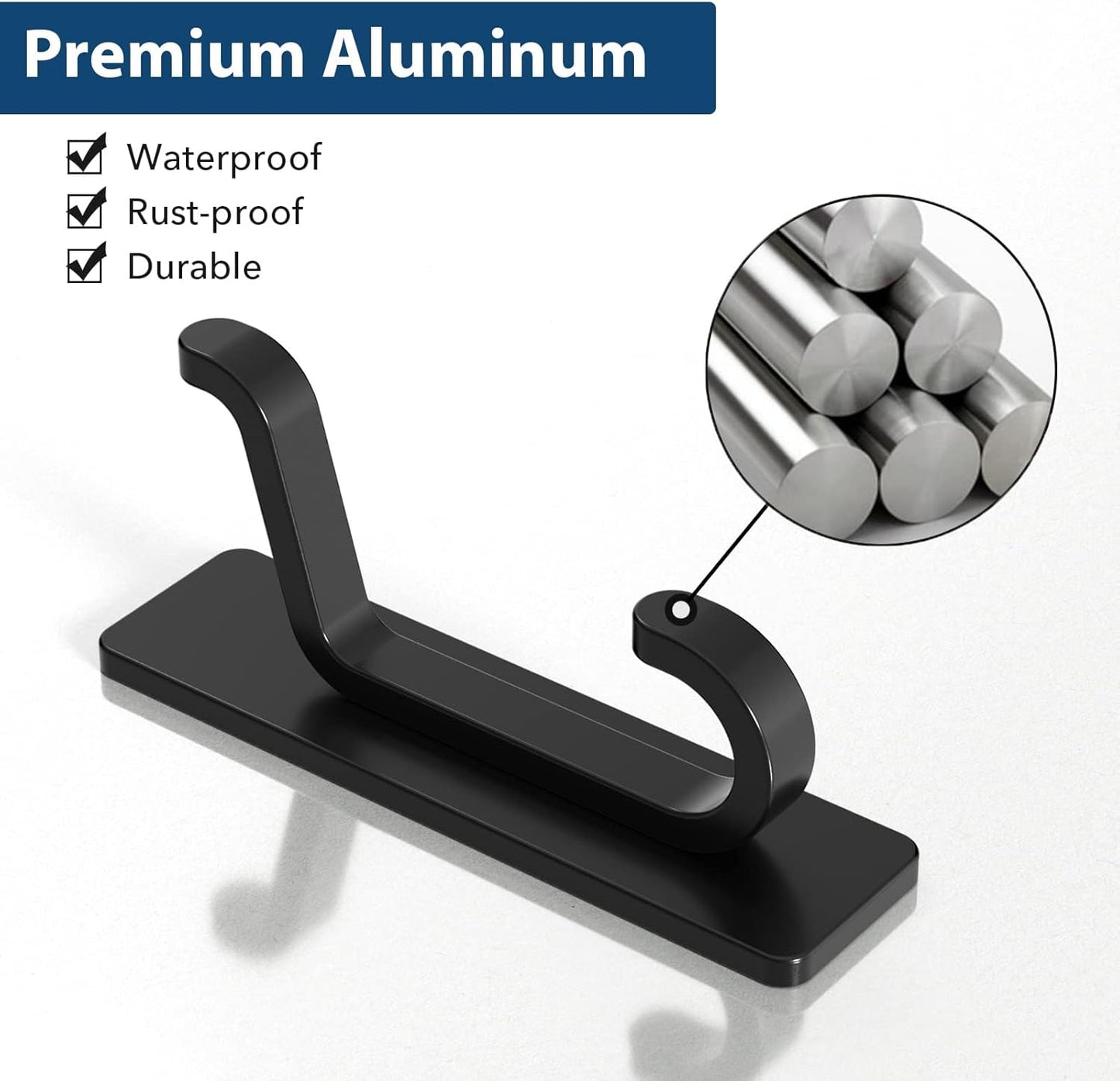 Wall_Hooks_for_Coat_and_Towel:_13LB_Adhesive_Door_Hanger_Stick_on,_Black_4_Pack