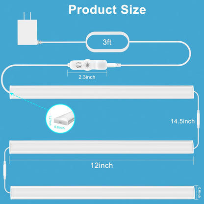 Maylit_Under_Cabinet_Lights_Plug_in,_3_Pcs_12_Inch_Ultra_Thin_Under_Cabinet_Lighting,_Super_Bright_Daylight_White_Under_Counter_Lights_for_Kitchen,_Dimmable_Light_for_Cabinet,_Counter,_Workbench,_Desk