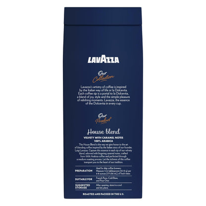 Lavazza_House_Blend_Perfetto_Ground_Coffee_12oz_Bag,_Medium_Roast,_Full-bodied,_Intensity_3/5,_100%_Arabica,_Ideal_for_Drip_Brewers,_(Pack_of_1)_-_Package_May_Vary