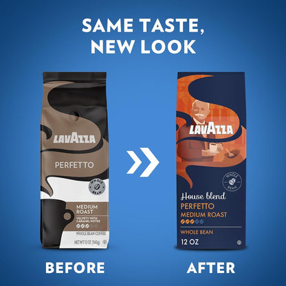 Lavazza_House_Blend_Perfetto_Whole_Bean_Coffee_12oz_Bag,_Medium_Roast,_Full-bodied,_Intensity_3/5,_100%_Arabica,_Ideal_for_Drip_Brewers,_(Pack_of_1)_-_Package_May_Vary