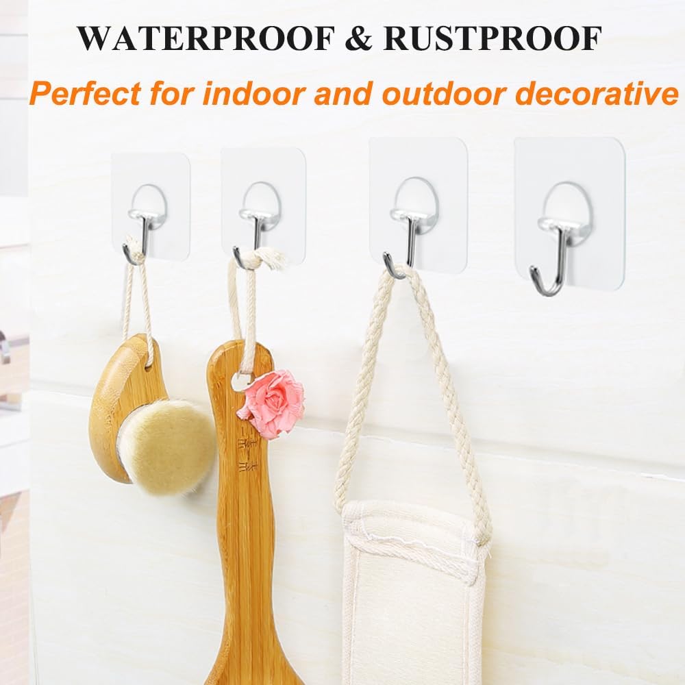 FOTYRIG_Adhesive_Hooks_Heavy_Duty_Wall_Sticky_Hooks_for_Hanging_Wall_Hangers_Without_Nails_15lb(Max)_180_Degree_Rotating_Seamless_Stick_on_Bathroom_Kitchen_Office_Outdoors-10_Packs