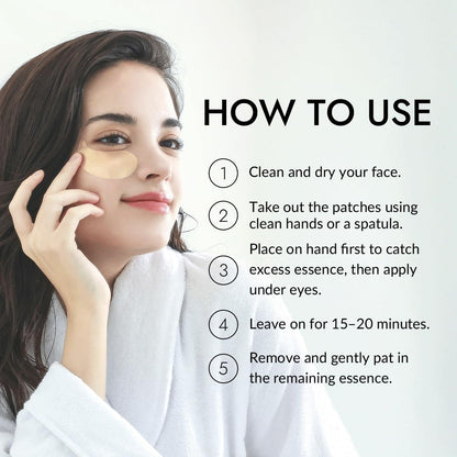 MIZON_Under_Eye_Patches_for_Puffy_Eyes_&_Dark_Circles,_24K_Gold_&_Snail_Mucin,_60_Pcs_–_Anti-Wrinkle_Collagen_&_Peptide_Formula_–_Moisturizing_Korean_Eye_Mask_for_Elasticity