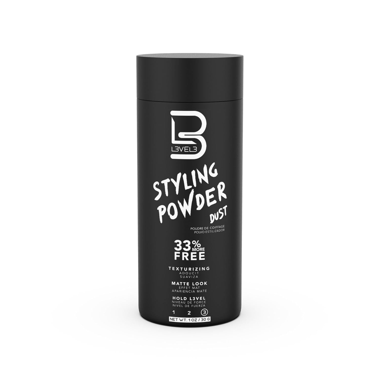 L3_Level_3_Styling_Powder_-_Natural_Look_Mens_Powder_-_Easy_to_Apply_with_No_Oil_or_Greasy_Residue_(Small_-_30_Grams)