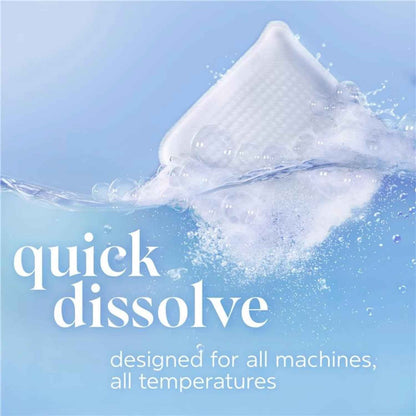 Tide evo Free & Gentle Tiles Fragrance-Free Hypoallergenic Laundry Detergent Fiber Tiles for Sensitive Skin Works on 100% of Common Stains Safe for All Machines and Water Conditions, 40 Count