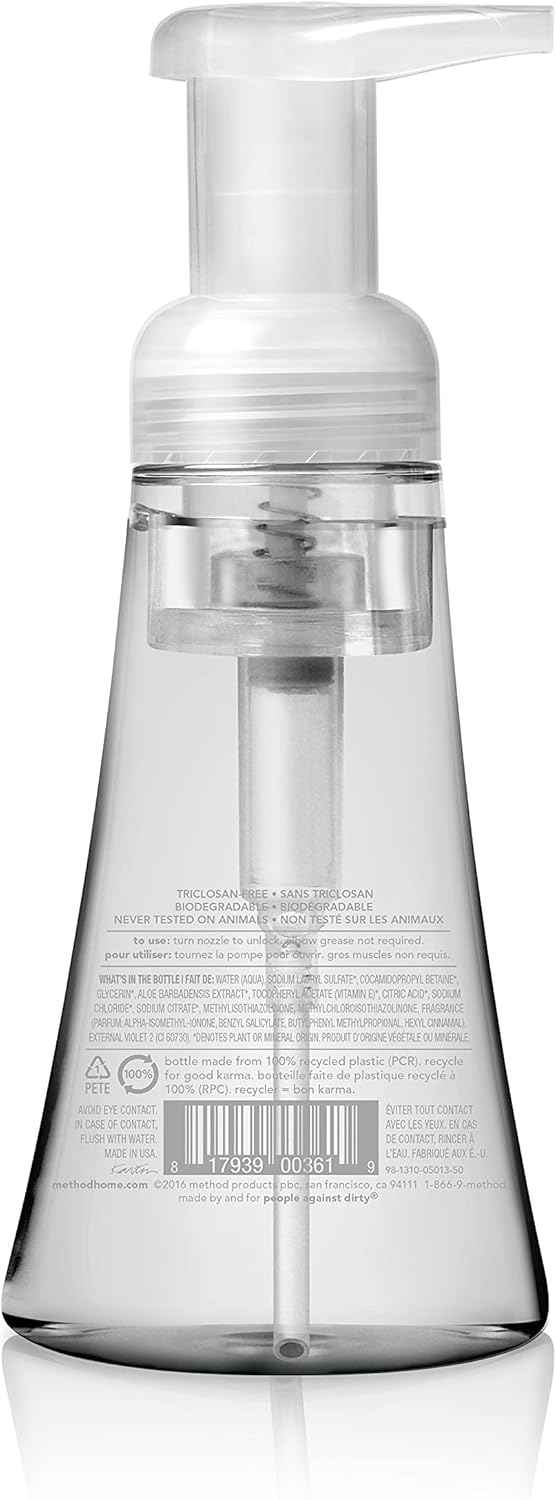 Method Foaming Hand Soap, Sweet Water, Paraben and Phthalate Free, 10 fl oz