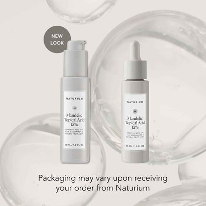 Naturium Mandelic Topical Acid 12%, Plus Niacinamide & Natural Fruit Acids, Anti-Aging Skin Care, 1 oz