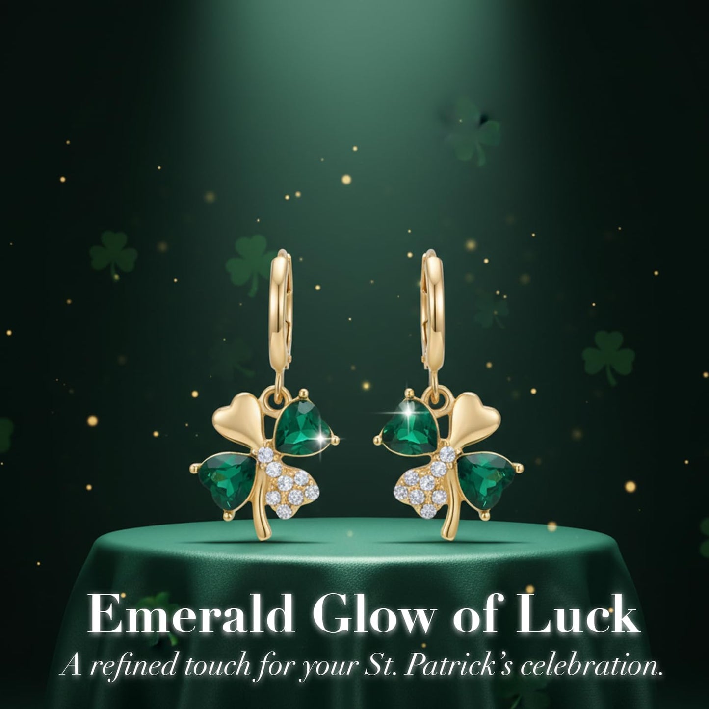 St_Patricks_Day_Earrings_for_Women_Irish_Holiday_Shamrock_Clover_Green_Heart_Hoop_Earrings_St._Patrick's_Day_Accessories_Lucky_Four_Leaf_Dangle_Earring_Decorations_Good_Luck_Jewelry_Gift