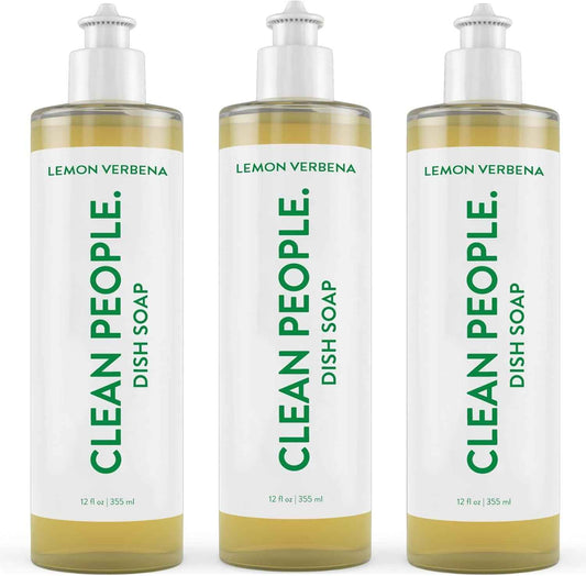 THE CLEAN PEOPLE Liquid Dish Soap - Clean, Simple Ingredients - Extra Scrubbing Power