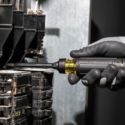 Klein_Tools_32305_Multi-bit_Ratcheting_Screwdriver,_15-in-1_Tool_with_Phillips,_Slotted,_Square,_Torx_and_Combo_Bits_and_1/4-Inch_Nut_Driver
