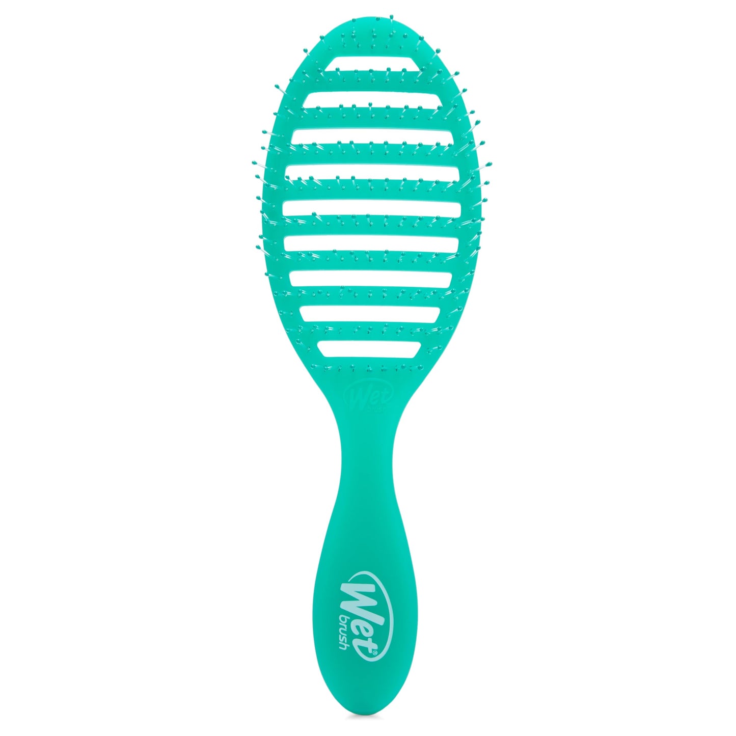 Wet Brush Speed Dry, Green Juice (Summer Quencher) - Vented Design &amp;amp; Soft HeatFlex Bristles Are Blow Dry Safe - Ergonomic Handle Manages Tangles - Pain-Free Hair Brush, Limited Edition