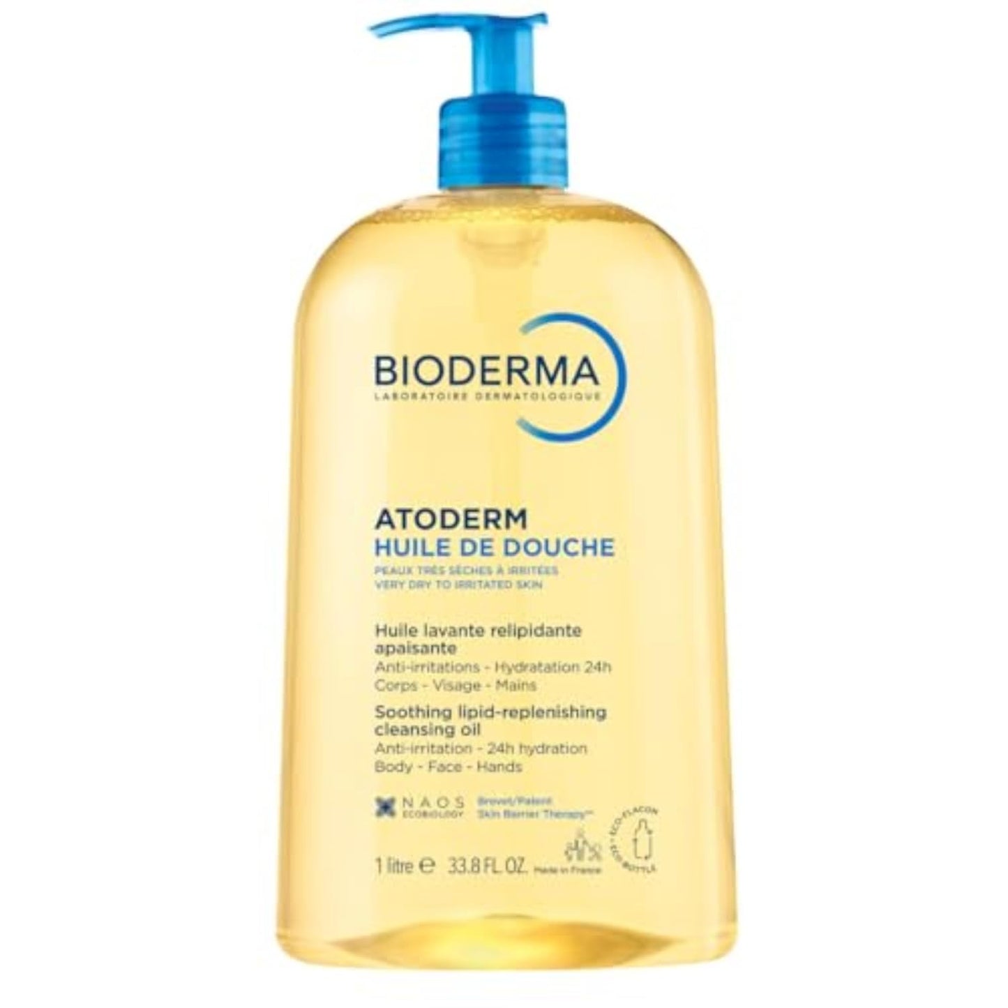 Bioderma_Atoderm_Shower_Oil,_Cleansing_Oil_For_Face_&_Body,_Nourishing_Cleansing_Oil_For_Dry_to_Atopic_Sensitive_Skin_For_Softer_&_Smooth_Skin_For_Your_Whole_Family