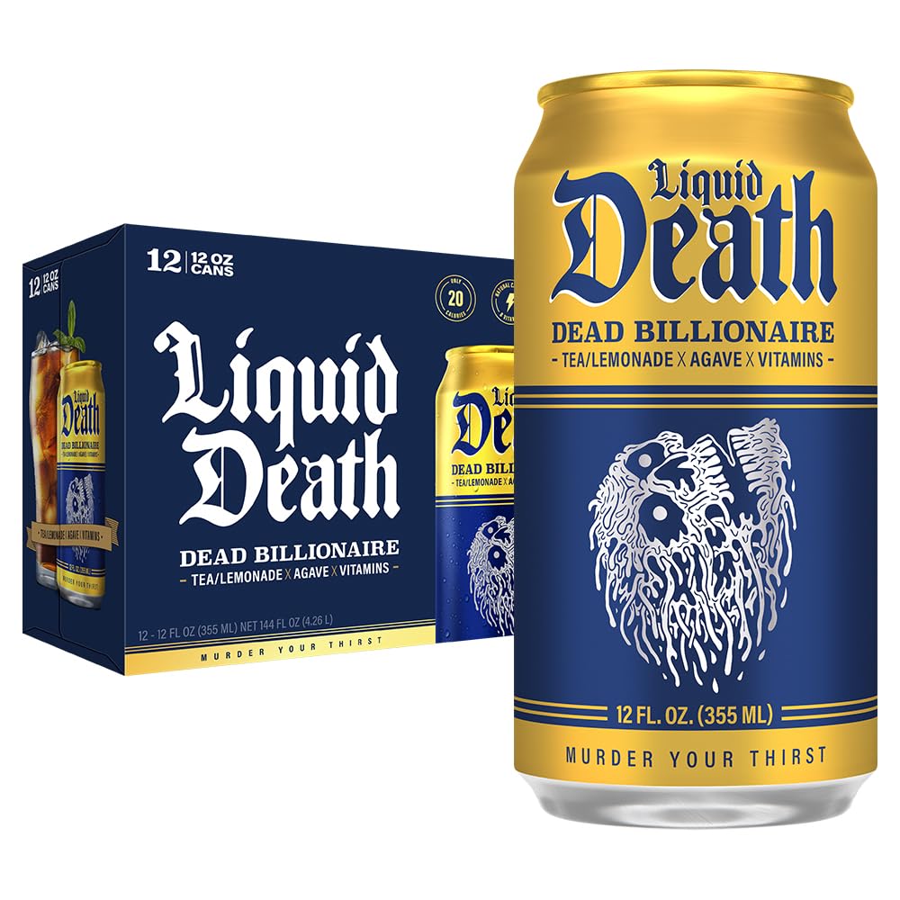 Liquid_Death_Iced_Tea_-_Dead_Billionaire_(Black_Tea/Lemonade),_Less_Sugar*,_Boost_of_Caffeine,_B_Vitamins,_No_Artificial_Sweeteners,_12_Fl_Oz_(Pack_of_12)
