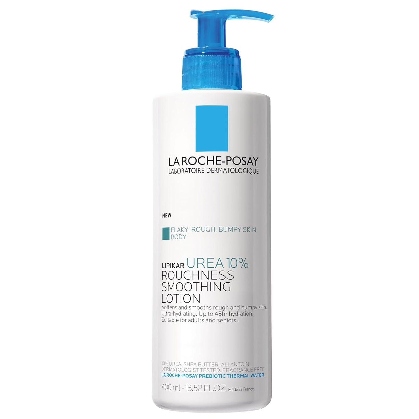 La_Roche-Posay_Lipikar_Urea_10%_Roughness_Smoothing_Lotion,_Body_Lotion_For_Dry_Skin_With_10%_Urea_+_Shea_Butter_+_Allantoin,_Rough_And_Bumpy_Skin_Lotion,_Softens_&_Smooths_Skin_With_1_Application