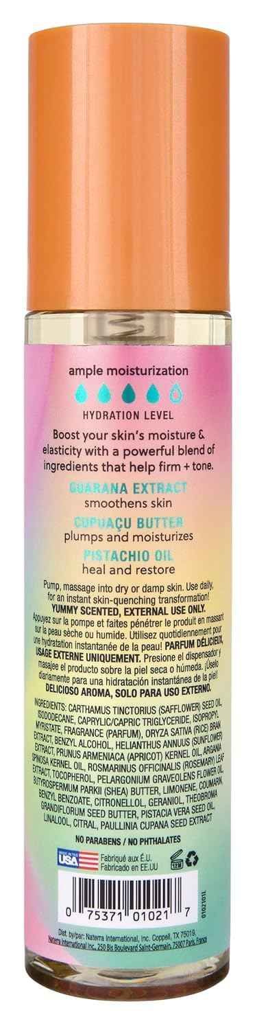 Tree Hut Tropic Glow Firming Body Oil, Hydrating Oil with Cupuacu Butter, Made with Guarana & Pistachio for Glowing Skin, 5 fl oz