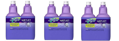 Swiffer WetJet Multi-Purpose and Hardwood Liquid Floor Cleaner Solution Refill, with Gain Scent,