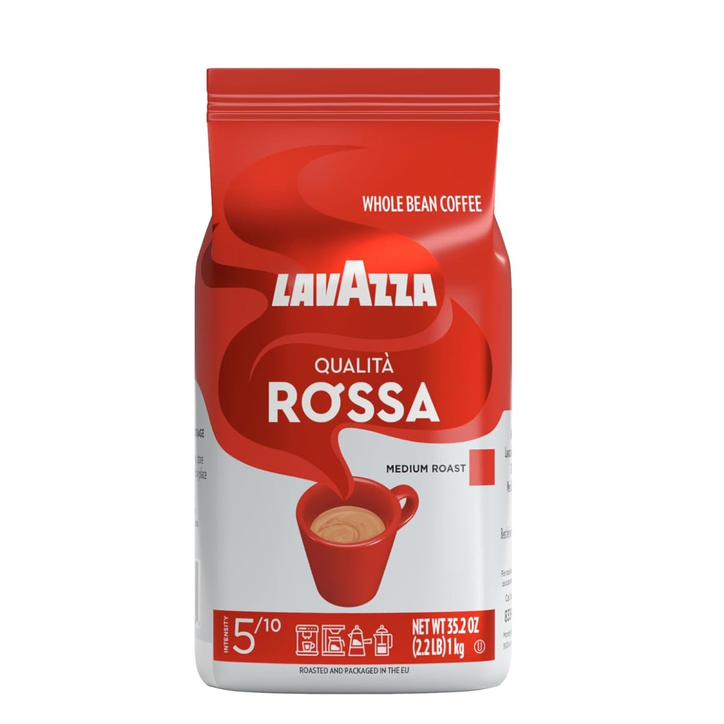Lavazza_Qualita_Rossa_Whole_Bean_Coffee,_Medium_Roast,_Arabica_and_Robusta_Blend,_2.2_lb_Bag_(Pack_of_1)