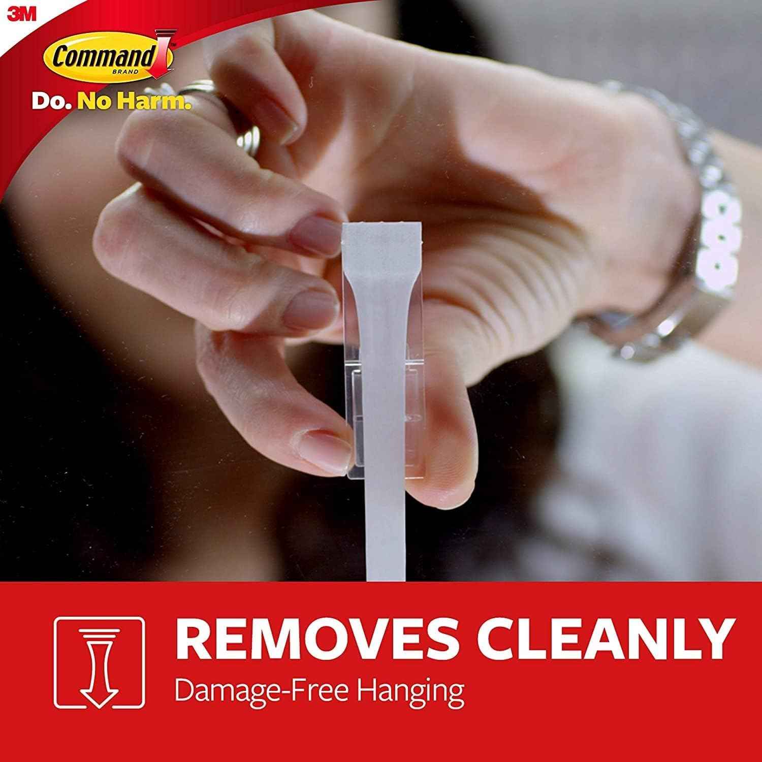Command 15 Lb XL Heavyweight Wall Hook, Damage Free Hanging Wall Hook with Adhesive Strips, Heavy Duty Single Wall Hook for Hanging Back to School Organizers, 2 White Hooks and 8 Strips