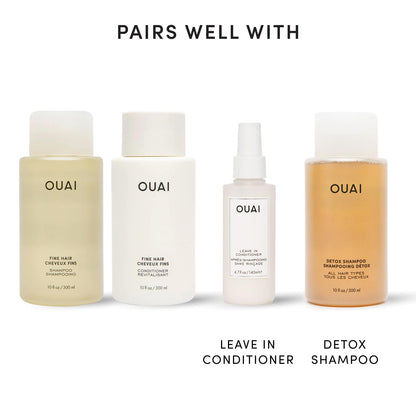 OUAI_Fine_Shampoo_and_Conditioner_Set_-_Sulfate_Free_Shampoo_and_Conditioner_for_Women_&_Men_-_Made_with_Keratin,_Marshmallow_Root,_Shea_Butter_&_Avocado_Oil_-_Free_of_Parabens_&_Phthalates_(10_Fl_Oz)