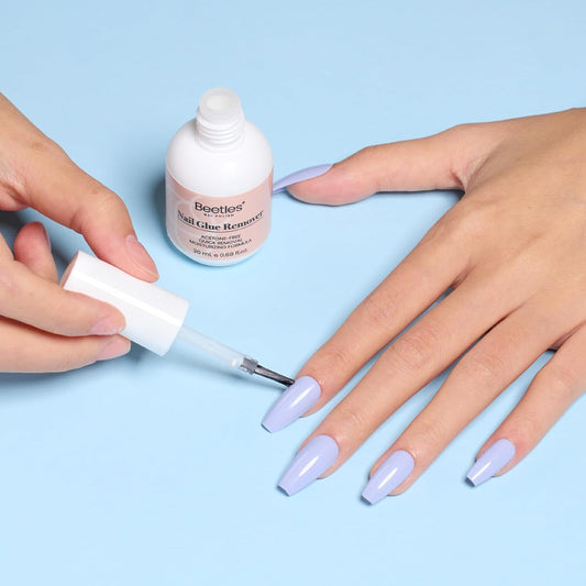 Beetles_Nail_Glue_Remover_with_Cuticle_Tool,_1_Pcs_20ml_Press_on_Nail_Remover_Non-Acetone_Adhesive_for_False_Nail_Tips_Gentle_Formula_Not_for_U_v_Nail_Glue_Gel