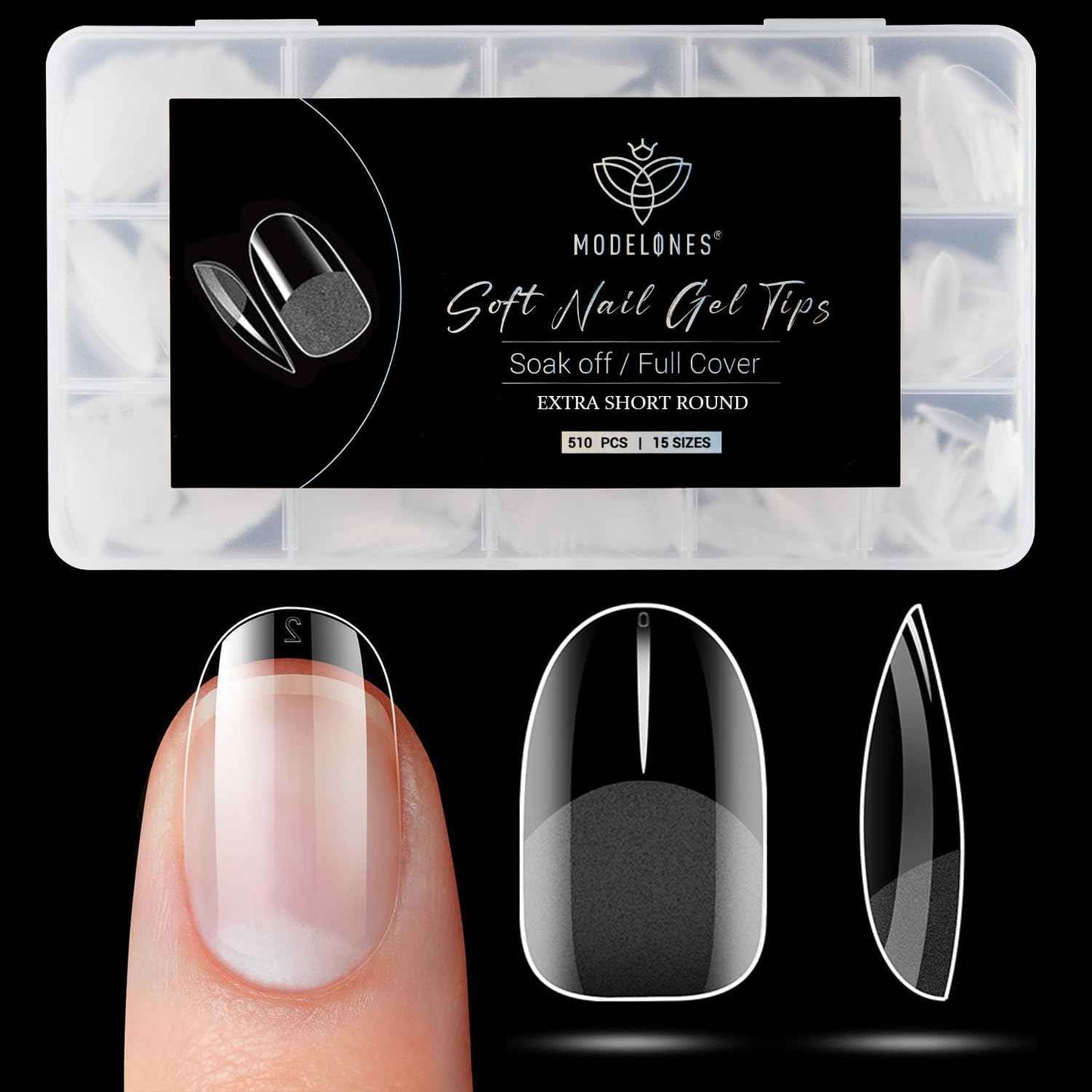 modelones Gel Top Coat, 15 ml 2026 Upgrade Super Shiny Base and Top Coat Set, Soak Off Nail Lamp Acid Free No Wipe Clear Base Top Gel Nail Polish