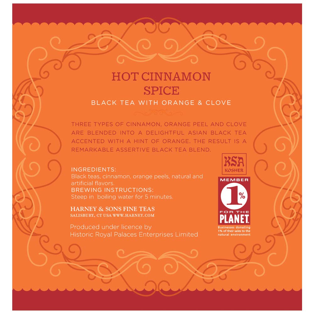 Harney_&_Sons_Hot_Cinnamon_Spice_Tea_Tin_-_Black_Tea_with_Orange_&_Sweet_Clove_-_2.67_Ounces,_30_Sachets
