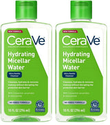 CeraVe Micellar Water, Hydrating Facial Cleanser & Eye Makeup Remover with Niacinamide, Ceramides & Glycerin, Fragrance-Free & Non-Irritating, 10 Fluid Ounces