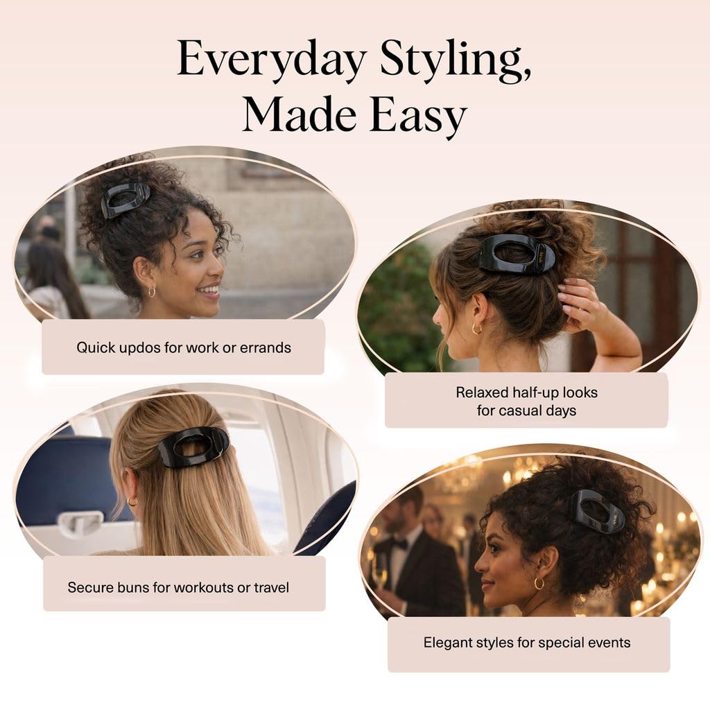 Kitsch_Large_Flat_Claw_Clips_for_Women_-_Stylish_Flat_Hair_Clips,_Strong_Hold_for_Thick_&_Fine_Hair_|_Non-Slip_for_Secure,_Comfortable_All-Day_Wear_|_Ideal_Gifts_for_Women_-_Black