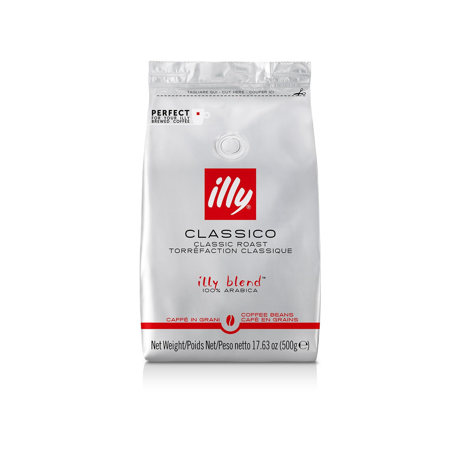 illy_Whole_Bean_Coffee_-_Perfectly_Roasted_Beans_–_Classico_Medium_Roast_-_with_Notes_of_Caramel,_Orange_Blossom_&_Jasmine_-_100%_Arabica_-_No_Preservatives_–_17.6_Ounce