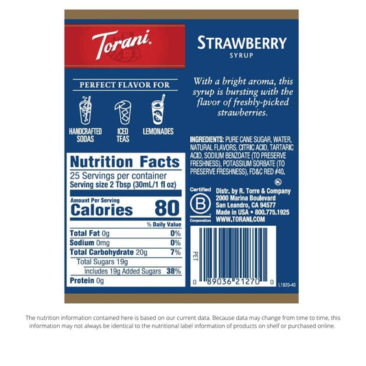 Torani_Strawberry_Flavored_Drink_Syrup,_25.4_fl_oz_(Pack_of_4)