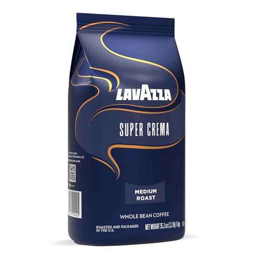 Lavazza Whole Bean Coffee, Medium Espresso Roast, Arabica and Robusta Blend
