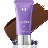 MISSHA M PERFECT COVER SERUM BB CREAM Natural-Light/Medium with Cool/Neutral Undertone, BB Cream by Cardi B Pick, Skin Tint, Tinted Moisturizer, Skin Care Foundation Makeup, 1.18 Fl oz