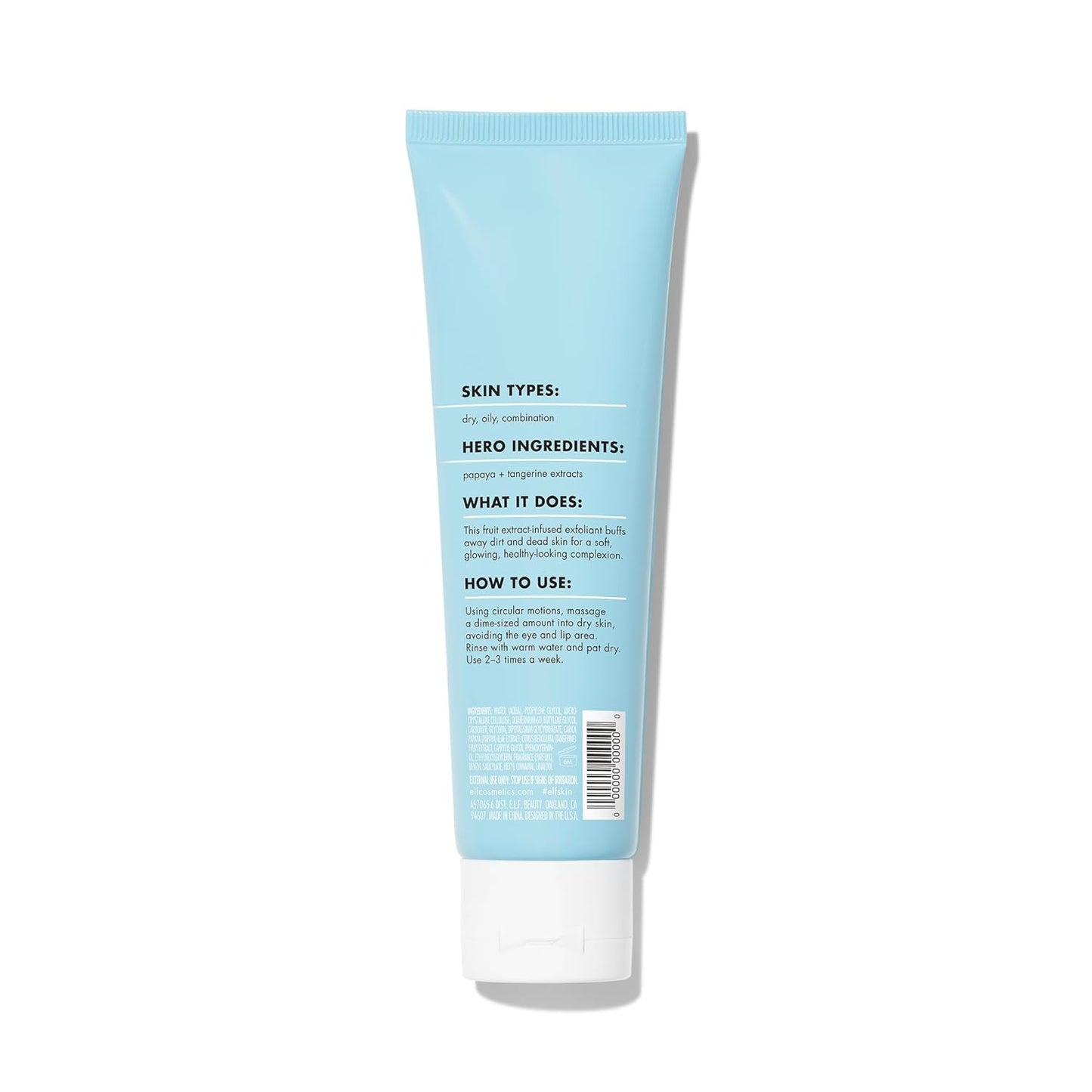 e.l.f._SKIN_Gentle_Peeling_Exfoliant,_Cleanser,_Effective,_Easy_to_Apply,_Peels_Away_Dead_Skin,_Removes_Dirt,_Ideal_for_All_Skin_Types